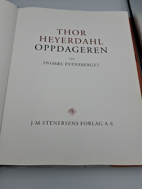 Bog: Thorkild Heyerdahl : Opdageren